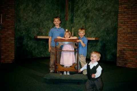 Kiddos at our 10th anniversary/renewal