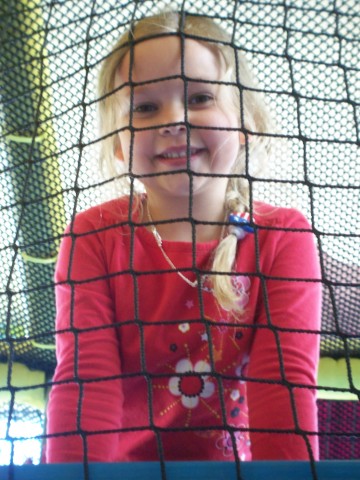 Sarah behind bars