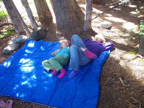 sleeping bag - no tent